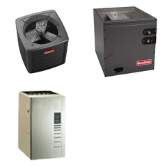GOODMAN GOODMAN GLZS5BA1810+CAPTA2422C3+GR9S960603BU - 18K BTU Ducted Heat Pump System - R-32
