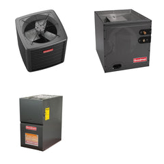 GOODMAN GOODMAN GLZS5BA1810+CAPTA3022C3+GR9S800603AN - 18K BTU Ducted Heat Pump System - R-32