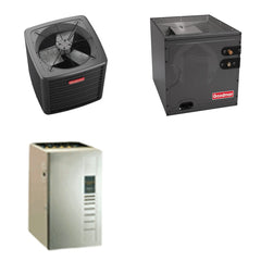 GOODMAN GOODMAN GLZS5BA1810+CAPTA3022C3+GR9S960603BU - 18K BTU Ducted Heat Pump System - R-32