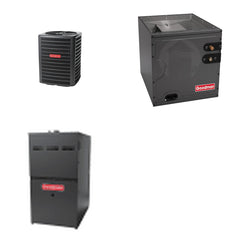 GOODMAN GOODMAN GLZS5BA2410+CAPTA3022C3+GR9S800804BN - 24K BTU Ducted Heat Pump System - R-32