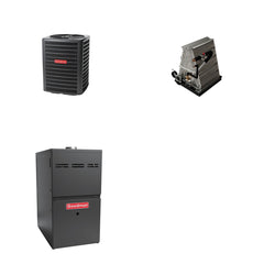 GOODMAN GOODMAN GLZS5BA2410+CAUTA3026B3+GR9S800804CN - 24K BTU Ducted Heat Pump System - R-32