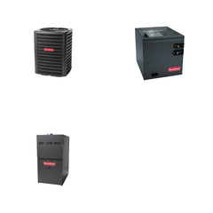 GOODMAN GOODMAN GLZS5BA2410+CAUTA3626B3+GR9S800603BN - 24K BTU Ducted Heat Pump System - R-32