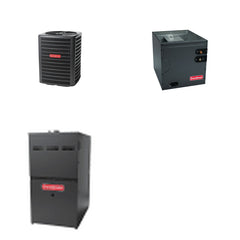 GOODMAN GOODMAN GLZS5BA2410+CAUTA3626B3+GR9S800804BN - 24K BTU Ducted Heat Pump System - R-32