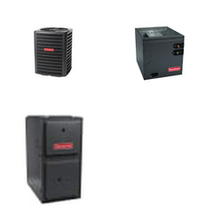 GOODMAN GOODMAN GLZS5BA2410+CAUTA3626B3+GR9S920603BN - 24K BTU Ducted Heat Pump System - R-32