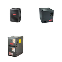 GOODMAN GOODMAN GLZS5BA2410+CAUTA3626B3+GR9S960803BN - 24K BTU Ducted Heat Pump System - R-32