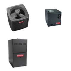 GOODMAN GOODMAN GLZS5BA3010+CAUTA3626B3+GR9S800604BN - 30K BTU Ducted Heat Pump System - R-32