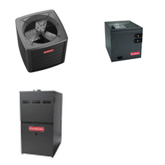 GOODMAN GOODMAN GLZS5BA3610+CAUTA3626B3+GR9S800804BN - 36K BTU Ducted Heat Pump System - R-32