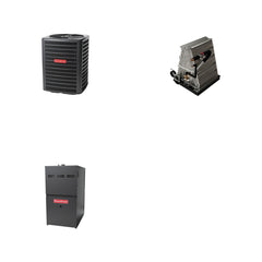 GOODMAN GOODMAN GLZS5BA2410+CAUTA3022A3+GR9S800603BN - 24K BTU Ducted Heat Pump System - R-32