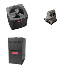 GOODMAN GOODMAN GLZS5BA3010+CAUTA3026C3+GR9S800804BN - 30K BTU Ducted Heat Pump System - R-32