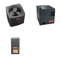 GOODMAN GOODMAN GLZS5BA1810+CAUTA2422B3+GR9S800403AN - 18K BTU Ducted Heat Pump System - R-32