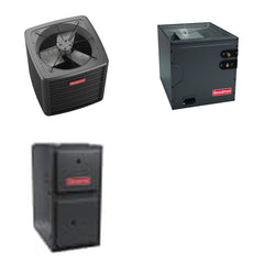 GOODMAN GOODMAN GLZS5BA1810+CAUTA2422B3+GR9S920603BN - 18K BTU Ducted Heat Pump System - R-32