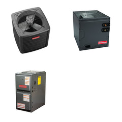 GOODMAN GOODMAN GLZS5BA1810+CAUTA2422B3+GR9S960803BN - 18K BTU Ducted Heat Pump System - R-32