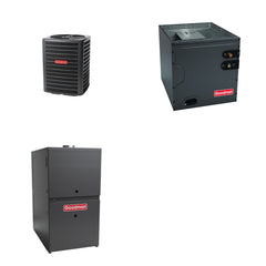 GOODMAN GOODMAN GLZS5BA2410+CAUTA2422B3+GR9S800403AU - 24K BTU Ducted Heat Pump System - R-32