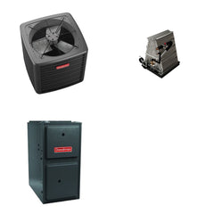 GOODMAN GOODMAN GLZS5BA1810+CAUTA3022C3+GR9S960403BU - 18K BTU Ducted Heat Pump System - R-32
