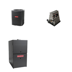 GOODMAN GOODMAN GLZS5BA2410+CAUTA3022C3+GR9S800403AU - 24K BTU Ducted Heat Pump System - R-32