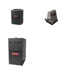 GOODMAN GOODMAN GLZS5BA2410+CAUTA3022C3+GR9S800804BN - 24K BTU Ducted Heat Pump System - R-32