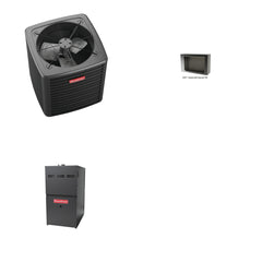 GOODMAN GOODMAN GLXS4BA2410+CSCT3012M3+GR9S800603BN - 2 Ton Ducted Air Conditioner & Gas Furnace System - R-32