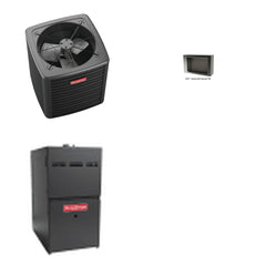 GOODMAN GOODMAN GLXS4BA2410+CSCT3012M3+GR9S800604BN - 2 Ton Ducted Air Conditioner & Gas Furnace System - R-32