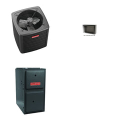 GOODMAN GOODMAN GLXS4BA2410+CSCT3012M3+GR9S960403BU - 2 Ton Ducted Air Conditioner & Gas Furnace System - R-32
