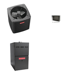 GOODMAN GOODMAN GLXS4BA3010+CSCT3012M3+GR9S800804CN - 2.5 Ton Ducted Air Conditioner & Gas Furnace System - R-32