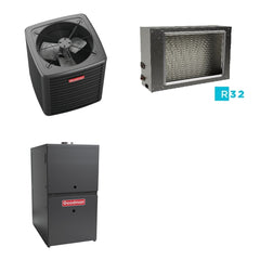GOODMAN GOODMAN GLXS4BA3010+CSCT3612L3+GR9S800604BU - 2.5 Ton Ducted Air Conditioner & Gas Furnace System - R-32