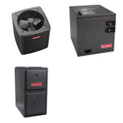 GOODMAN GOODMAN GLXS4BA4210+CAPTA6030D3+GR9S961005CN - 3.5 Ton Ducted Air Conditioner & Gas Furnace System - R-32
