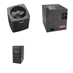 GOODMAN GOODMAN GLXS4BA4210+CAPTA4230D3+GR9S920805CN - 3.5 Ton Ducted Air Conditioner & Gas Furnace System - R-32