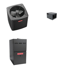 GOODMAN GOODMAN GLXS4BA3010+CHPTA3026C3+GR9S800804CN - 2.5 Ton Ducted Air Conditioner & Gas Furnace System - R-32