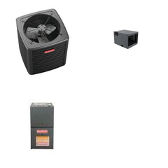 GOODMAN GOODMAN GLXS4BA3010+CHPTA3630C3+GR9S800403AN - 2.5 Ton Ducted Air Conditioner & Gas Furnace System - R-32