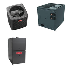 GOODMAN GOODMAN GLXS4BA2410+CAPTA3022B3+GR9S800403AU - 2 Ton Ducted Air Conditioner & Gas Furnace System - R-32