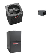 GOODMAN GOODMAN GLXS4BA3010+CHPTA3026C3+GR9S800604BU - 2.5 Ton Ducted Air Conditioner & Gas Furnace System - R-32