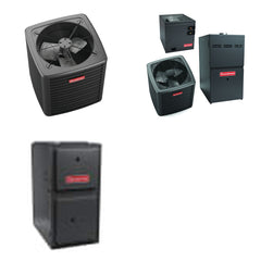 GOODMAN GOODMAN GLXS4BA3610+CAUTA4230C3+GR9S920803BN - 3 Ton Ducted Air Conditioner & Gas Furnace System - R-32