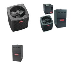GOODMAN GOODMAN GLXS4BA3610+CAUTA4230C3+GR9S800603BN - 3 Ton Ducted Air Conditioner & Gas Furnace System - R-32