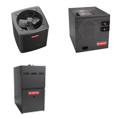 GOODMAN GOODMAN GLXS4BA2410+CAPTA3022C3+GR9S800604BN - 2 Ton Ducted Air Conditioner & Gas Furnace System - R-32