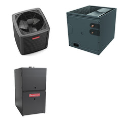 GOODMAN GOODMAN GLXS5BA1810+CAPTA1818A3+GR9S800403AU - 1.5 Ton Ducted Air Conditioner & Gas Furnace System - R-32
