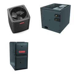 GOODMAN GOODMAN GLXS5BA1810+CAPTA1818A3+GR9S960403BU - 1.5 Ton Ducted Air Conditioner & Gas Furnace System - R-32