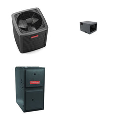 GOODMAN GOODMAN GLXS5BA1810+CHPTA1822A3+GR9S960403BU - 1.5 Ton Ducted Air Conditioner & Gas Furnace System - R-32