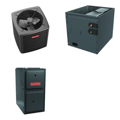 GOODMAN GOODMAN GLXS5BA2410+CAPTA3026B3+GR9S960403BU - 2 Ton Ducted Air Conditioner & Gas Furnace System - R-32