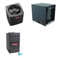 GOODMAN GOODMAN GLXS5BA3610+CHPTA3630B3+GR9S801005CN - 3 Ton Ducted Air Conditioner & Gas Furnace System - R-32