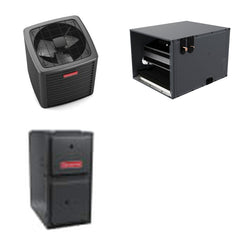 GOODMAN GOODMAN GLXS5BA4810+CHPTA4830C3+GR9S961005CN - 4 Ton Ducted Air Conditioner & Gas Furnace System - R-32