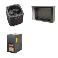 GOODMAN GOODMAN GLXS5BA1810+CSCT2412S3+GR9S800603AN - 1.5 Ton Ducted Air Conditioner & Gas Furnace System - R-32