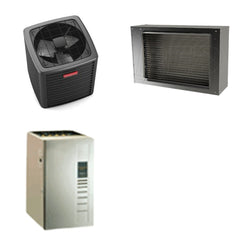 GOODMAN GOODMAN GLXS5BA1810+CSCT2412S3+GR9S960603BU - 1.5 Ton Ducted Air Conditioner & Gas Furnace System - R-32