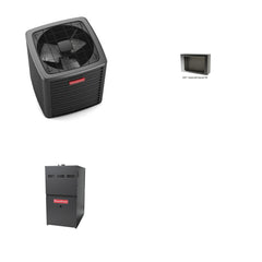 GOODMAN GOODMAN GLXS5BA1810+CSCT3012M3+GR9S800603BN - 1.5 Ton Ducted Air Conditioner & Gas Furnace System - R-32