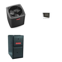 GOODMAN GOODMAN GLXS5BA1810+CSCT3012M3+GR9S960403BU - 1.5 Ton Ducted Air Conditioner & Gas Furnace System - R-32