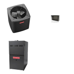 GOODMAN GOODMAN GLXS5BA2410+CSCT3012M3+GR9S800804BN - 2 Ton Ducted Air Conditioner & Gas Furnace System - R-32