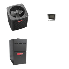 GOODMAN GOODMAN GLXS5BA2410+CSCT3012M3+GR9S800804CN - 2 Ton Ducted Air Conditioner & Gas Furnace System - R-32