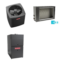 GOODMAN GOODMAN GLXS5BA3010+CSCT3612L3+GR9S800604BU - 2.5 Ton Ducted Air Conditioner & Gas Furnace System - R-32
