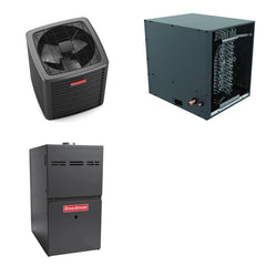 GOODMAN GOODMAN GLXS5BA1810+CHPTA1822B3+GR9S960403AN - 1.5 Ton Ducted Air Conditioner & Gas Furnace System - R-32