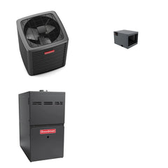 GOODMAN GOODMAN GLXS5BA1810+CHPTA2426C3+GR9S960403AN - 1.5 Ton Ducted Air Conditioner & Gas Furnace System - R-32