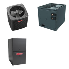 GOODMAN GOODMAN GLXS5BA2410+CAPTA3022B3+GR9S800403AU - 2 Ton Ducted Air Conditioner & Gas Furnace System - R-32